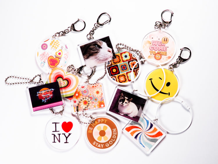 【推し活】写真から作れる オーダーメイド アクリルキーホルダー アクキー 1個から