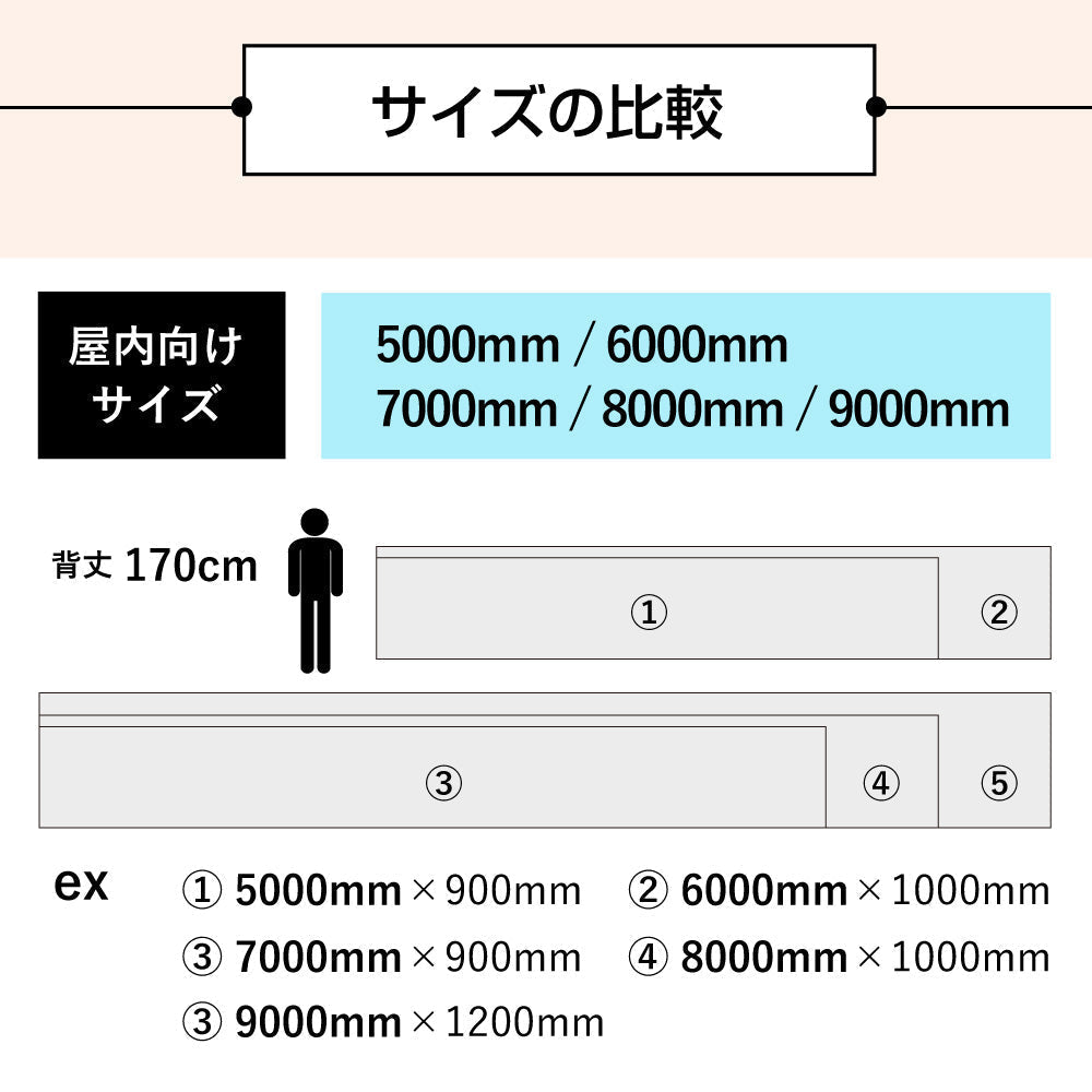 《7000㎜》オーダーメイド横断幕・懸垂幕